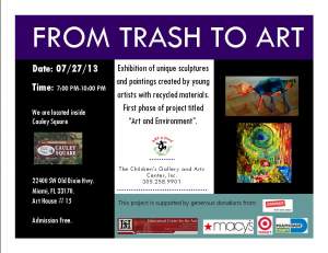 From Trash To Art Exhibition