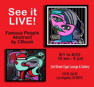 Now Exhibiting Betty Davis Eyes Abstract By Cbaum...