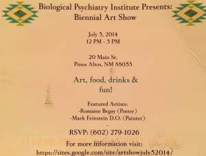 Biological Psychiatry Institute Biennial Art Show