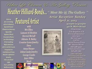Artist Heather Hilliard-bonds  Exhibition