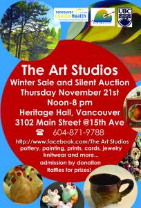 The Art Studios Winter Sale And Silent Auction