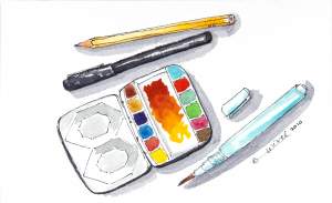 Watercolor Artists By The Dozen