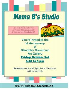 1st Anniversary Of Mama Bs Studio In Downton...