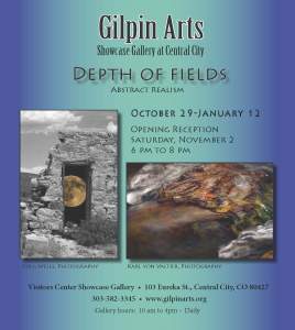 Depth of Fields Photography Exhibit at Showcase Gallery above Visitors Center