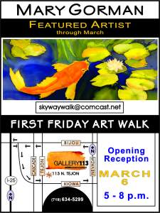 Mary Gorman Featured Artist At First Friday Art...