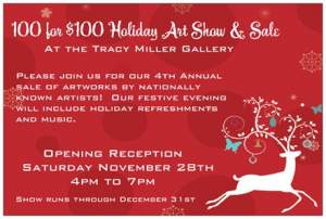 100 For 100 Holiday Art Show And Sale