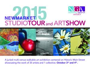 Newmarket Studio Tour And Art Show