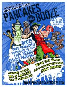The Pancakes And Booze Art Show