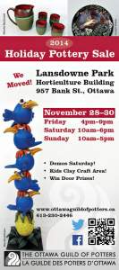 The Ottawa Guild Of Potters Holiday Sale 2014