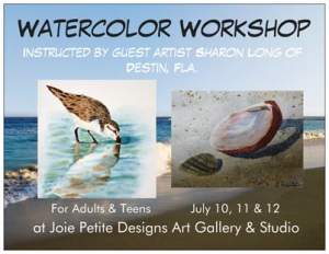 Watercolor Workshop By Sharon Long