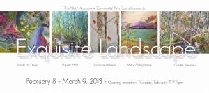 Exquisite Landscape opening at the Cityscape Community Art Space