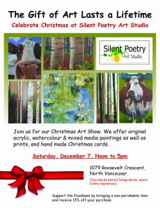 Christmas Party at Silent Poetry Art Studio