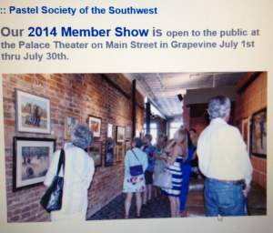 Pastel Society Of The Southwest July Member Show...