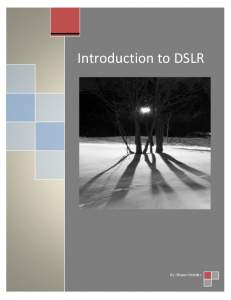 Introduction To Dslr