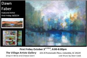 First Friday Wine and Cheese Featuring the Art of Dawn Faber and Karen Langley