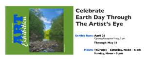 Celebrate Earth Day Through The Artists Eye