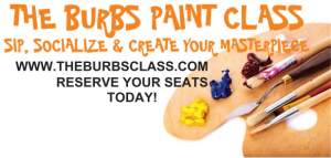 Paint Classes  Join The Burbs Paint Class Sip...