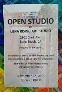 Open Studio Tour At Luna Rising Art Studio