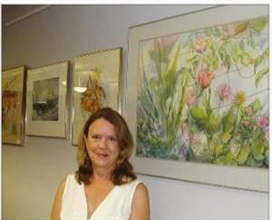 Heather Gallup At Artspace In Stittsville Library