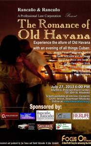 The Romance Of Old Havana Benefit