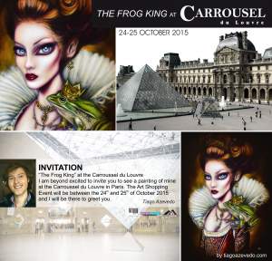 Announcement My Painting At The Louvre