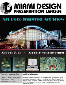 Miami Design Preservation League Presents An Art...