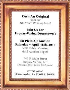 Fuquay-varina Downtown Public Art Auction