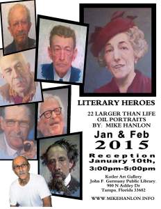 Literary Heroes Exhibit
