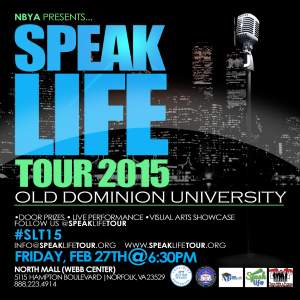 Speak Life Tour  Old Dominion University 