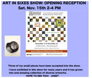 Art In Sixes Opening Reception 
