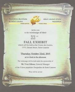 Fall Exhibit - Painters Association Of...