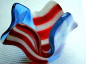Fused Glass Class   Stars And Stripes Votive     ...
