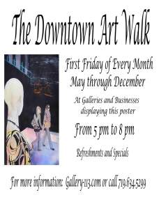 First Friday Artwalk In Colorado Springs
