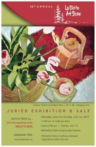 36th Annual La Cloche Art Show Juried Exhibition...