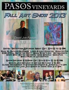 David Jon Foster Fall Art Show 2013