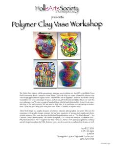 Polymer Clay Vase Workshop 