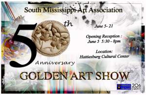 South Mississippi Art Association 50th Anniversary Golden Art Show