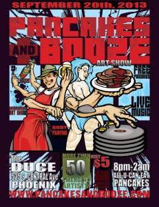 Pancakes And Booze Art Show