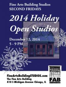 Fine Arts Building Studios Second Fridays 2014...