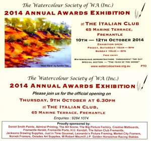 Watercolour Society Of Wa Annual Awards 2014