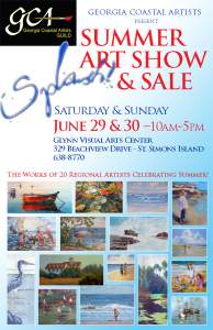 Splash Summer Art Show and Sale presented by the Georgia Coastal Artists Guild