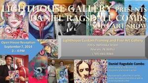 Daniel Ragsdale Combs Solo Art Show Reception