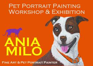 Pet Portrait Painting Workshop and Art Exhibition at Creative Alliance Baltimore