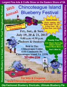 26th Annual Chincoteague Island Blueberry Festival