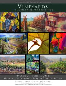 Vineyards Juried Show At Seven Feathers Casino