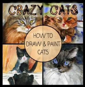 Crazy Cats - How To Draw And Paint Cats