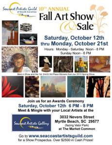 Seacoast Artist Guild 10th Annual Fall Art Show...