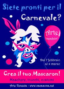 Laboratorio Di Maschere Per Bambini - Carnevale...