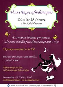 Cata De Vins I Degustacio De Tapes Afrodisiaques...