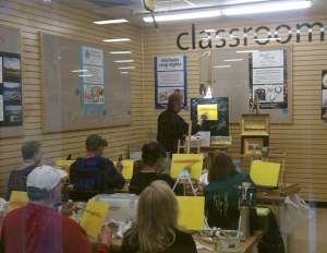 Frank Wilsons Acrylic Painting Workshops at Michaels in Chico California